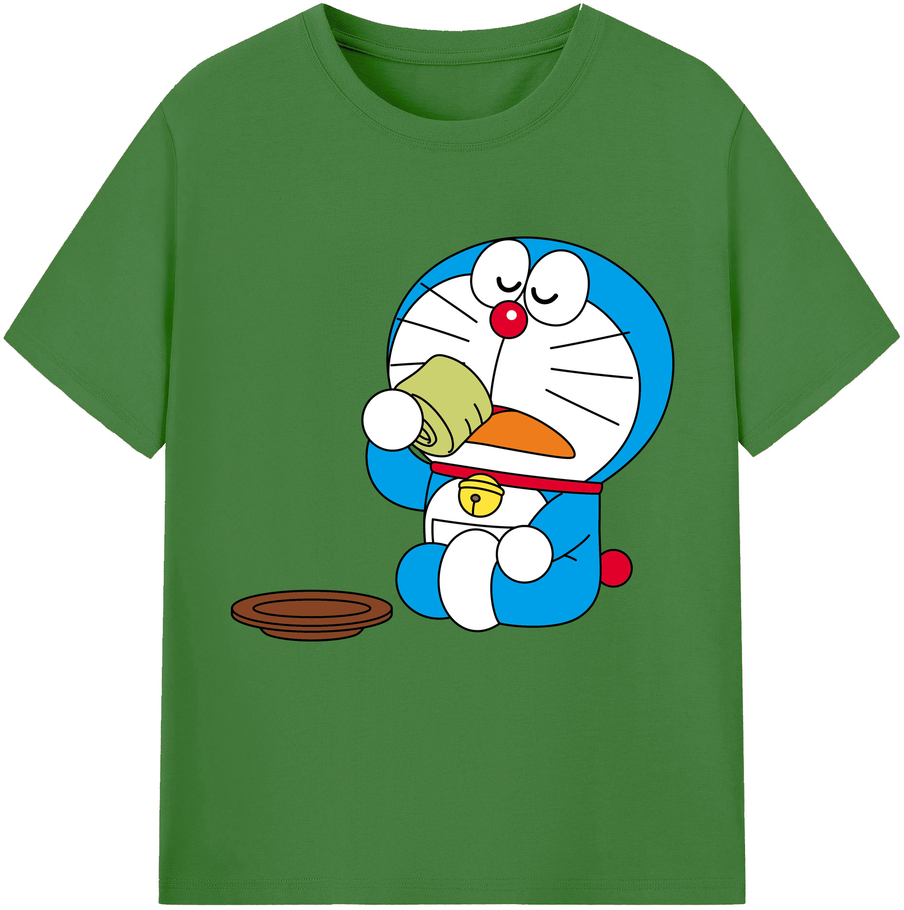 （画像用） ドラえもん Doraemon レディースカジュアルプリントTシャツ（綿100％）